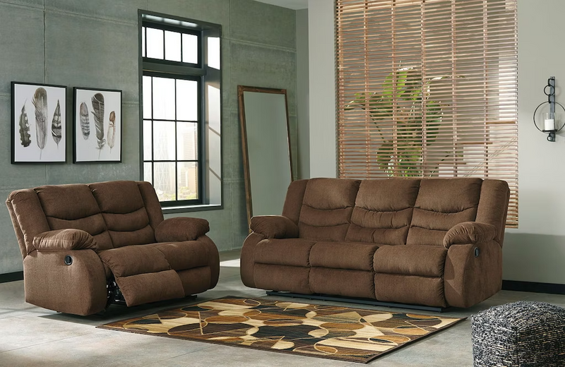 Ashley Furniture 98605 Reclining Sofa & Loveseat