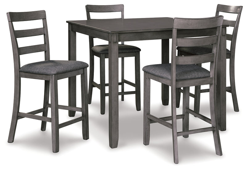 Bridson Dining Table and Chairs with Bench (Set of 6)