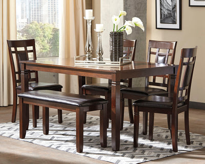 Bennox Counter Height Dining Table and Bar Stools (Set of 5)