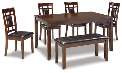 Bennox Counter Height Dining Table and Bar Stools (Set of 5)