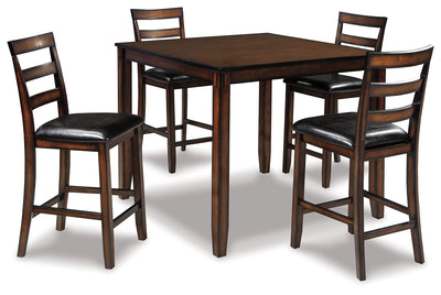 Coviar Dining Table and Chairs with Bench (Set of 6)