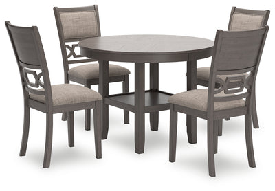 Wrenning Counter Height Dining Table and 4 Barstools (Set of 5)