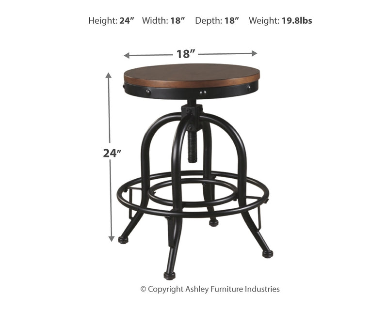 Valebeck Bar Height Bar Stool