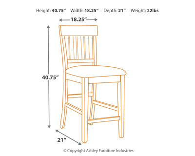 Haddigan Counter Height Dining Extension Table