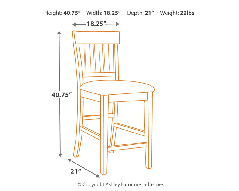 Haddigan Counter Height Dining Extension Table