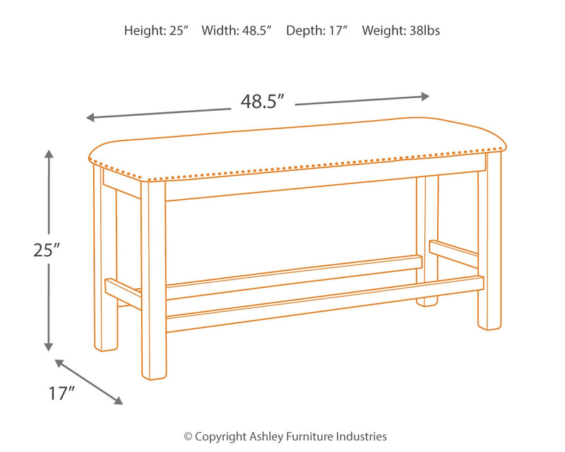 Moriville Counter Height Dining Extension Table