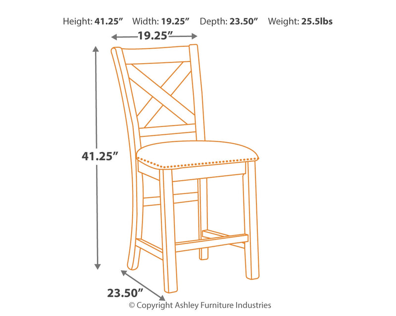 Moriville Counter Height Dining Extension Table