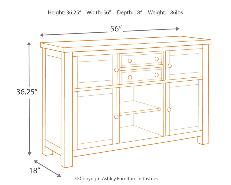 Moriville Counter Height Dining Extension Table