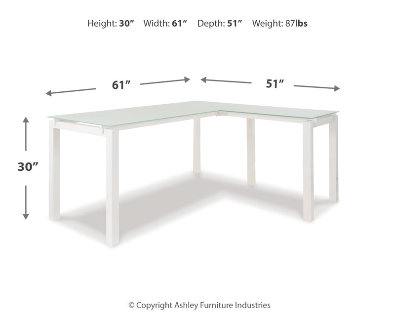 Baraga Home Office L-Desk