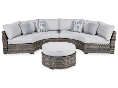 Harbor Court Ottoman with Cushion