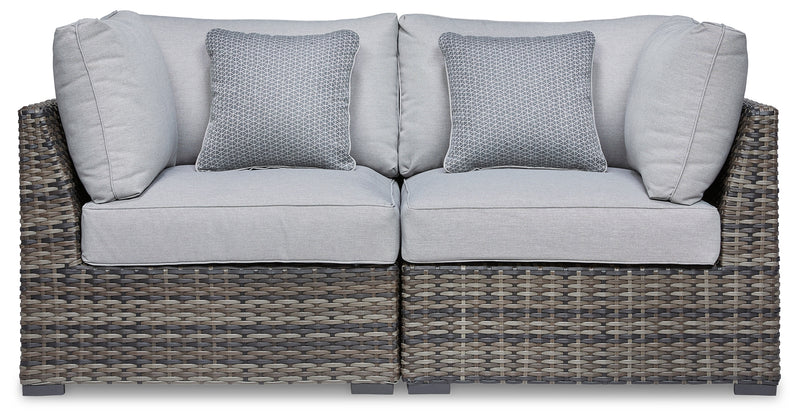 Harbor Court Ottoman with Cushion