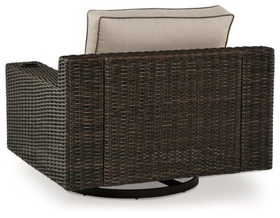 Coastline Bay Outdoor Ottoman with Cushion