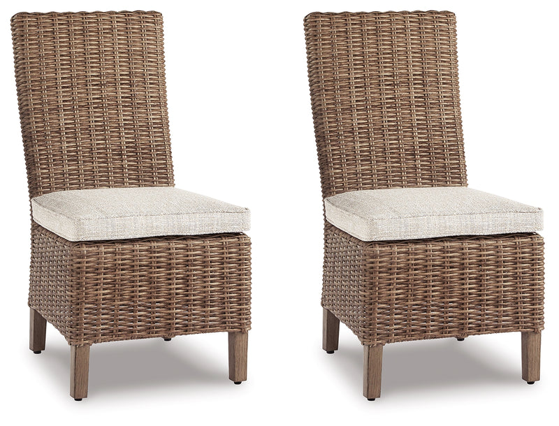 Beachcroft Outdoor Arm Chair with Cushion (Set of 2)