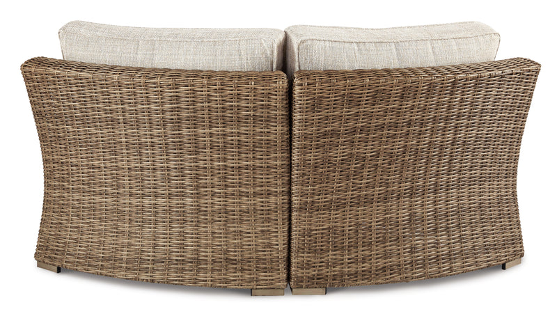 Beachcroft Outdoor Arm Chair with Cushion (Set of 2)